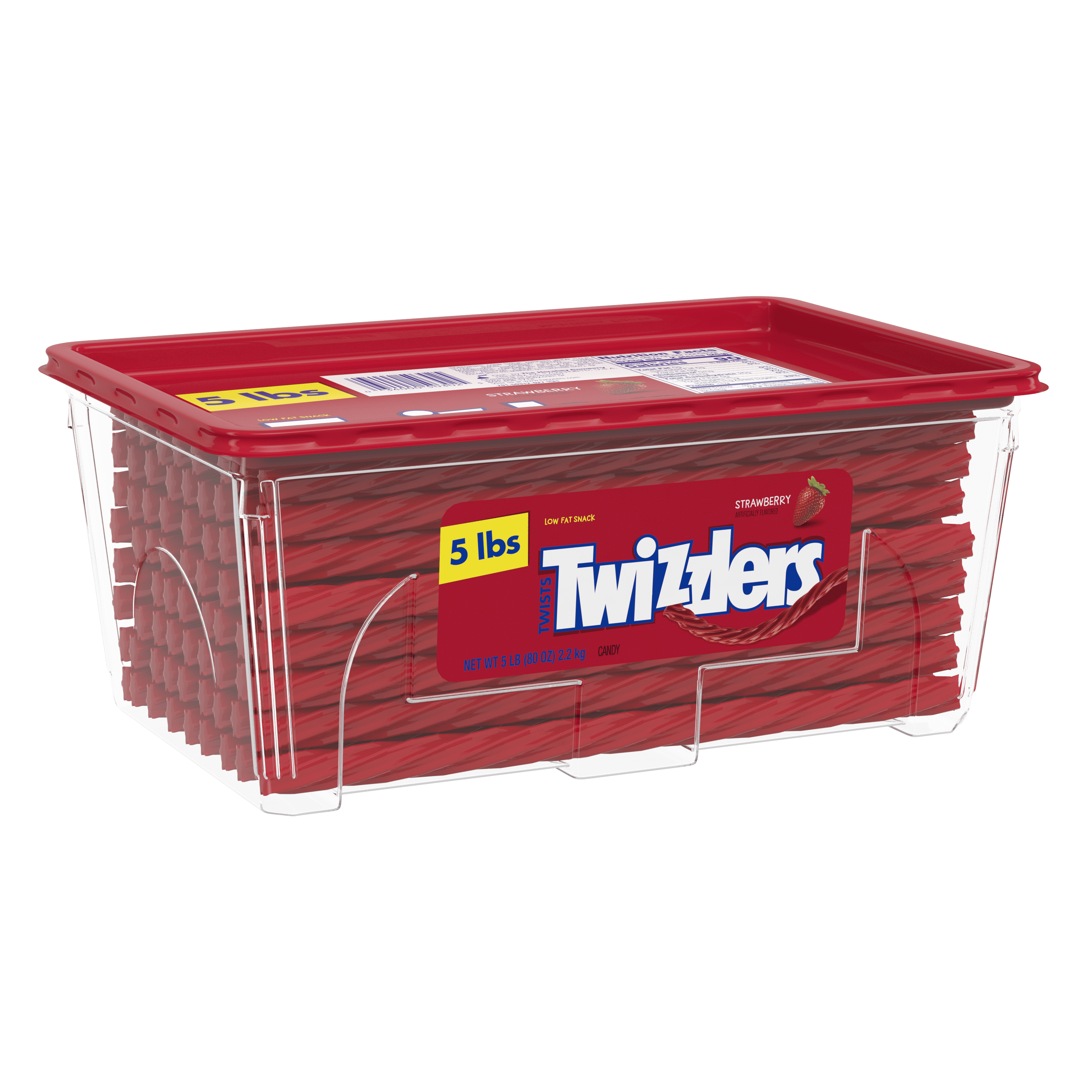 Twizzlers, Strawberry Twists Candy, 5 Lbs