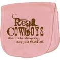 thumbnail image 2 of Inktastic Real Cowboys Baby Burp Cloth, 2 of 3