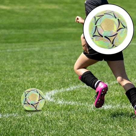 WRISTBIQUE 1Pcs Round Pu Soccer Ball for Youth and Adult Training Sessions Official Matches 8.45X8.45X8.45in
