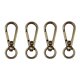 thumbnail image 2 of Paquete de 4 clips de gancho giratorio de acero inoxidable para embarcaciones marinas, herrajes, resorte Bronce, 2 of 9
