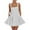 White, variant on Wedding Guest Dress for Women Teen Sparkly Sequin Homecoming Dresse Bow Belt Dress Short Square Neck Cocktail Dresses White