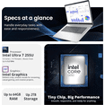 thumbnail image 3 of HP 17 Touchscreen AI Laptop, Intel 12-Core Ultra7 255U, 17.3" HD+ Anti-Glare, Fingerprint, Win 11 Pro, Wi-Fi 6, Copilot AI, Backlit KB, 64GB DDR5 RAM, 1TB SSD, 3 of 9