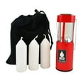 thumbnail image 1 of UCO Pack de Valeur de la Lanterne de Bougie Originale avec 3 Bougies et Sac de Rangement, Rouge, Taille Unique, 1 of 5