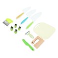 thumbnail image 1 of Plastic Kids Knife Set,  Of Use Sawtooth Design All in One Handle Kids Safe Knife Widely   for Picnics, 1 of 8