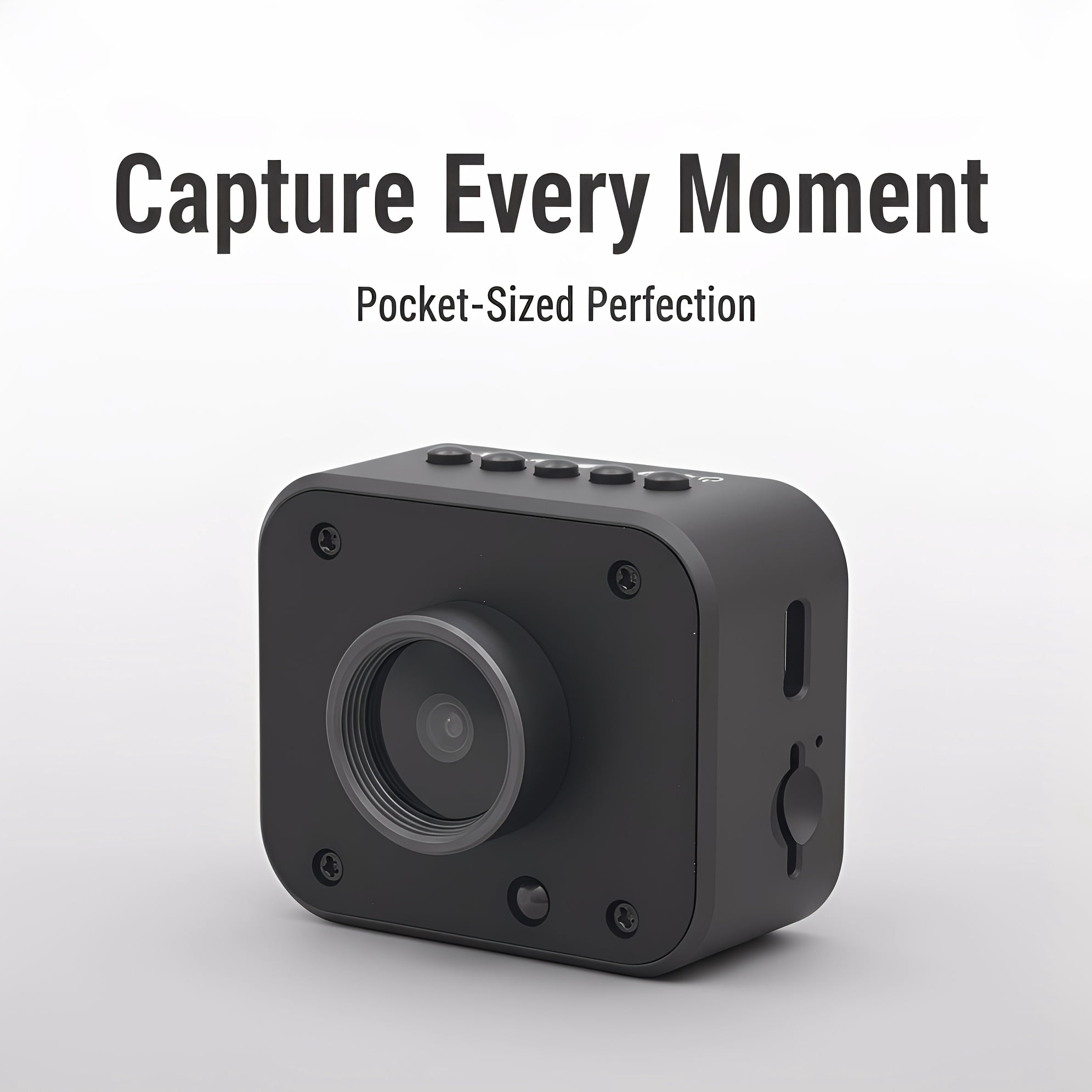 Mini Camcorder 1080P HD Video, Portable Travel Camera with Time-Lapse, 20 Effects, Long Battery for Vlogging