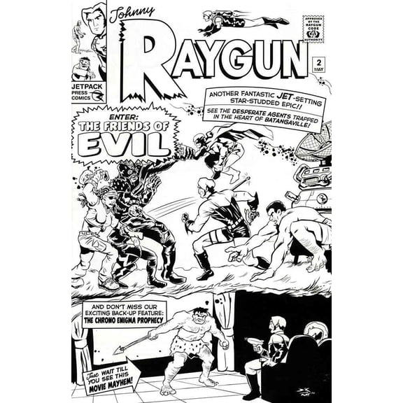 Johnny Raygun: Quarterly #2A VF ; Jetpack Comic Book