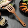 thumbnail image 2 of Yooshoverk Kitchen Utensil Wooden Spatula Heatproof for Non-Stick Pans Solving Scratches with Natural Wood Grip Seamless Finish, 2 of 6