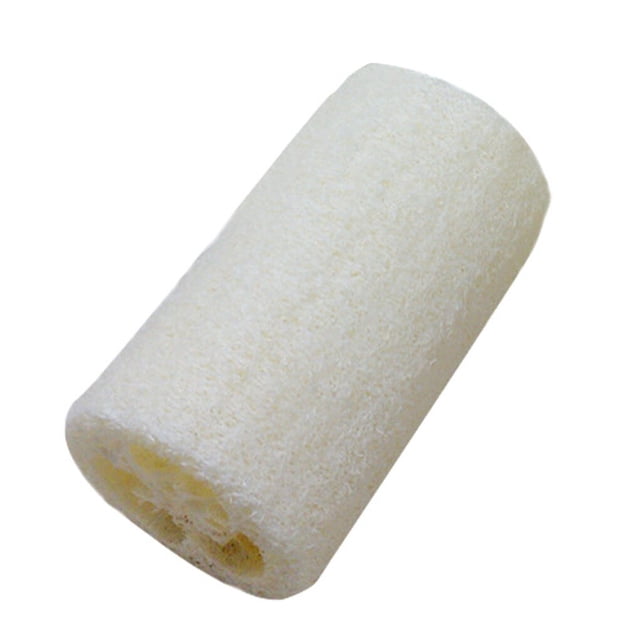 Injueey Esponja de lufa de cocina Natural Anti-aceite, cepillo de limpieza para platos y cuencos, nuevo Juegos de accesorios de baño Blanco