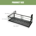thumbnail image 2 of Pixnor Balcony Hanging Guardrail Flower Stand Railing Flower Pot Planting Shelf, 2 of 9