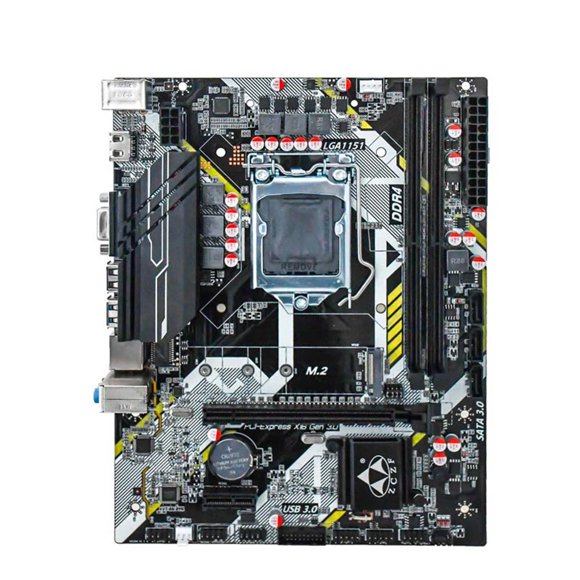 Intel B250 Chipset ATX Motherboard - LGA1151 Socket for 6th/7th/8th/9th Gen Core i3/i5/i7/Celeron/Pentium, Supports DDR4 2133/2400/2666MHz (Up to 64GB), HD Audio 6-Channel, Realtek 1000M LAN,