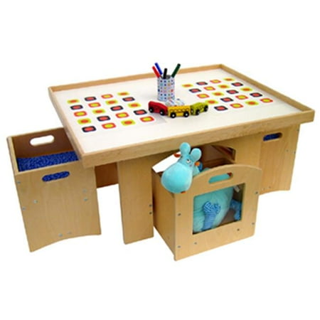 A Childsupply T8020 Toddler Play Table With Storage 2 Chairs A Childsupply T8020 Toddler Play Table With Storage 2 Chairs