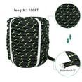 thumbnail image 5 of Polyester Nylon Pulling Rope, 1/2" 100 FT High Force Polyester Load 5400LBS Sailing Rope Abrasion Resistant UV Resist for Camping Swings Arborist Rigging Multipurpose Black, 5 of 7