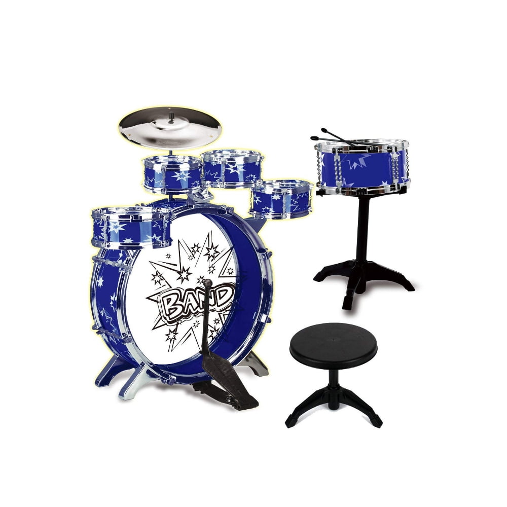 AAOMASSR 11 Piece Children s Jazz Drum Set 5 Drums 2 Drumsticks aaomassr-11-piece-children-s-jazz-drum-set-5-drums-2-drumsticks