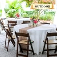 thumbnail image 4 of LAICAIW 6 Pack Round Tablecloth 120 Inch White, Stain and Wrinkle Resistant, 120’’ x 120’’, Polyester, Table Cover, 4 of 7