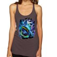 thumbnail image 1 of Great White Shark Species in Ocean | Womens Fishing Premium Tri-Blend Racerback Tank Top, Brown, Medium, 1 of 3