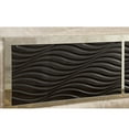 thumbnail image 3 of Furniture of America Tessa Headboard and Footboard, Full, Black, 3 of 4