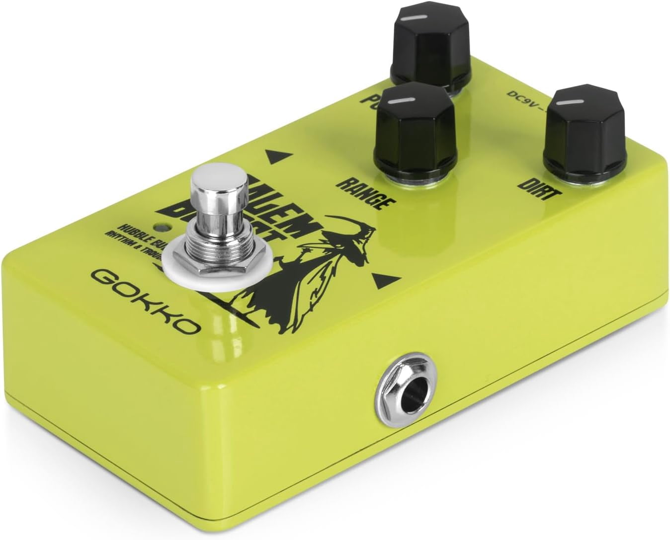 GOKKO Salem Boost Pedal - Professional Guitar Effects Pedal with Volume, Overdrive, and Treble Boost - Compact Stompbox for Electric Guitarists(GK-60)