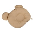 thumbnail image 4 of Almohada para bebé, transpirable, suave, previene la cabeza plana, bonita almohada de apoyo para moldear la cabeza del recién nacido, marrón, 4 of 14