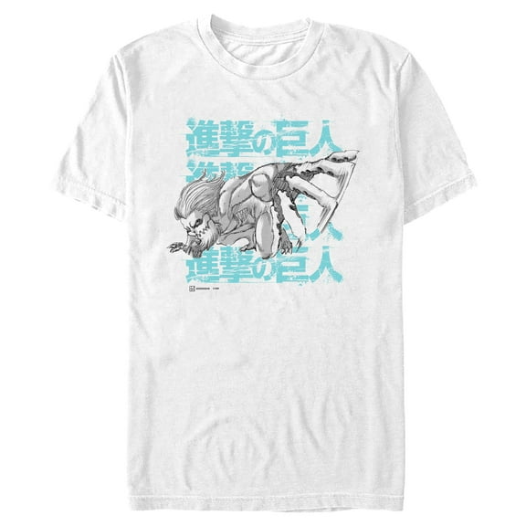 Mens Attack on Titan Jaw Titan Manga T Shirt