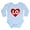 Sky Blue, variant on CafePress - Lo (Love) Heart Long Sleeve Infant Body Suit - Long Sleeve Cotton Baby Bodysuit