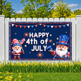 thumbnail image 6 of Decorative Gnomes Independence Day Banner Patriotic July 4th Theme Celebration for Outdoor Party Holiday Event, 6 of 8
