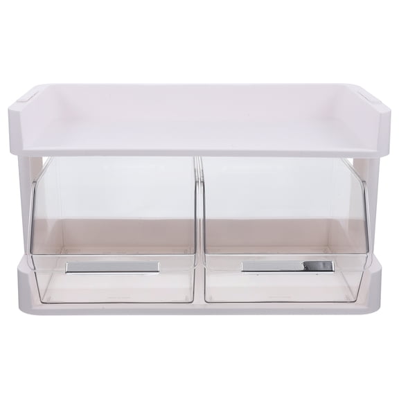 Guiyong Desktop Organizer Countertop Organizer 2 Tier Counter Shelf Tea Bag Storage Holder