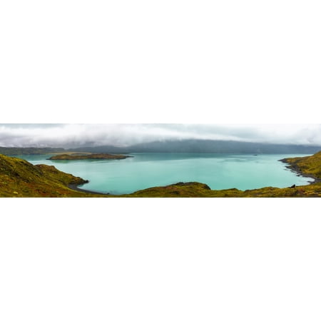 View of the Nordenskjold Lake in Torres del Paine National Park Patagonia Chile Canvas Art - Panoramic Images (5 x