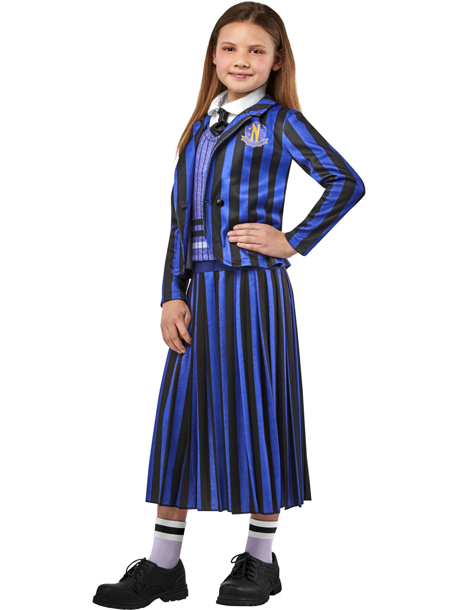  Rubie's Women's Wednesday Costume Nevermore Academy Uniform :  Clothing, Shoes & Jewelry