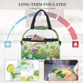 thumbnail image 4 of Fotbe Plants and Insects Bolsa de Almuerzo con Estampado, Lonchera Aislada, Contenedores de Comida Reutilizables Tipo Cooler a Prueba de Fugas, 4 of 7