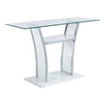 thumbnail image 3 of Furniture of America Manhattan Metal 3-Piece Coffee Table Set in White, 3 of 5