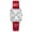 Red -BP42, variant on Women's PU Leather Watches Rectangle Dial Classic Business Casual Ladies Wrist Watch Water Resistance and Lightweight Watches White