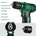 thumbnail image 2 of Taladro inalámbrico DEKOPRO 8V MAX de iones de litio con 42 accesorios, 2 of 7