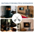 thumbnail image 3 of AURARMLET Fireplace Tool Shovel Iron Ashes Spade for Kitchen Use 2Pcs, 3 of 8