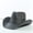 Black, variant on Men Wide Brim Western Cowboy Hats Classic Style Straw Western Hat Soft and Breathable Black, One Size