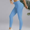 thumbnail image 4 of Kvture Women Seamless Impact Leggings Scrunch Workout Leggings Medium Waist Tummy Control Butt Lifting Gym Yoga Pants Blue S, 4 of 8