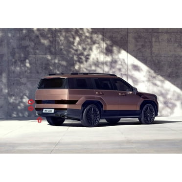For The BlingLights Brand Tinted Taillight Film Covers for 2024 2025 Hyundai Santa Fe