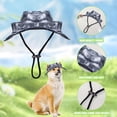 thumbnail image 6 of Pet Sun Hat with Ear Holes – Wide Brim UV Protection Hat for Dogs and Cats – Adjustable Chin Strap – Lightweight Breathable Fabric for Summer Walks(Square Purple,M), 6 of 8