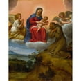 thumbnail image 3 of Francesco Albani 15x18 Black Modern Framed Museum Art Print Titled - Virgin and Child Adored by Saint Francis (C. 1606), 3 of 5