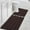 Chocolate, variant on Bathroom Rugs Bath Rugs for Bathroom Non Slip Bath Mats Extra Thick Chenille Striped Rug 17" x 24" Absorbent Soft Shaggy Washable Dry Fast Bath Mats for Bathroom Floor - Ivory