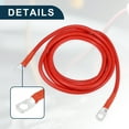 thumbnail image 5 of Unique Bargains Car Marine Battery Inverter Cable 8AWG 5/16inch Robust Battery Copper Wire 1Pcs Red 6ft, 5 of 7