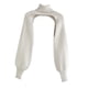 thumbnail image 5 of Sudadera corta Yinane con capucha Blanco, 5 of 8