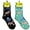 Octopus, variant on Foozys Small/Medium Novelty Crew Socks | Pugs & Paw Prints Cute, Fun and Makes makes a Great Gift! | 2 Pair (Black & Pink) | Women’s Shoe Size 4-10