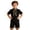 czb# Black471, variant on CUZIBR Boys Teenage Outfits Short Sleeve Crewneck Solid Color Tradition National Embroidery Shirts Tops Blouse And Shorts Relaxed Robe Suit 2 Piece Clothes Sets Cozy Daily Wear,Black,5-6 Years