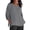 Dark Gray, variant on Long Sleeve Shirts For Women Ladies' Fashionable Casual Cotton And Linen Seven Quarter Sleeve Top Crew Neck 3/4 Sleeve Womens Blouses