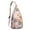 Pink-8, variant on Boho Daisy Floral Sling Backpack – Retro Watercolor Wildflower Crossbody Daypack with Vintage Bloom & Country Garden Aesthetic, Lightweight Travel Bag for Women & Nature Lovers