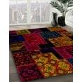 thumbnail image 2 of Ahgly Company Indoor Rectangle Abstract Reddish Brown Patchwork Area Rugs, 8' x 10', 2 of 6