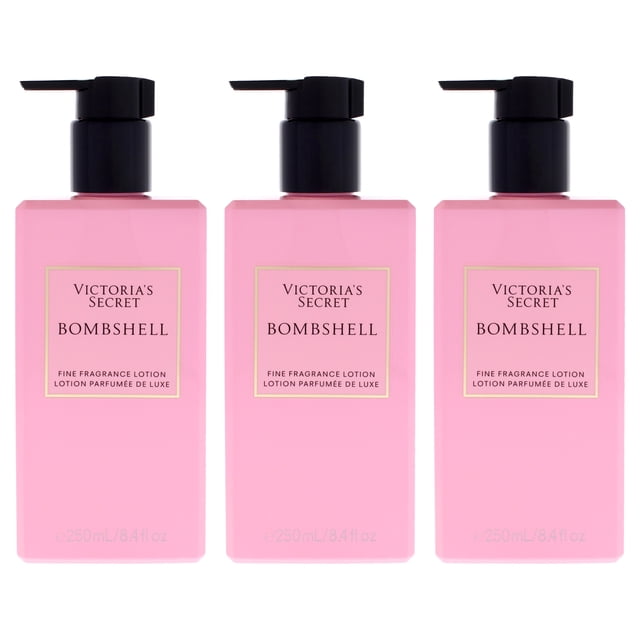 Loción aromática, paquete de 3 unidades, Victoria's Secret Bombshell