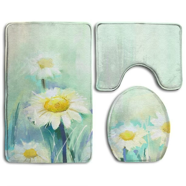 JSDART Oil Painting Daisy Flowers Field Paint Flowers Gerbera Daisy ...