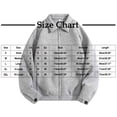 thumbnail image 3 of BRGZLK Men Jacket Fashion Solid Color Simple Turn Down Collar Zipper Loose Casual Jacke with Pockets Black XXL, 3 of 5