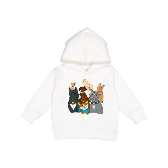 Inktastic Happy Dog Family Toddler Hoodie